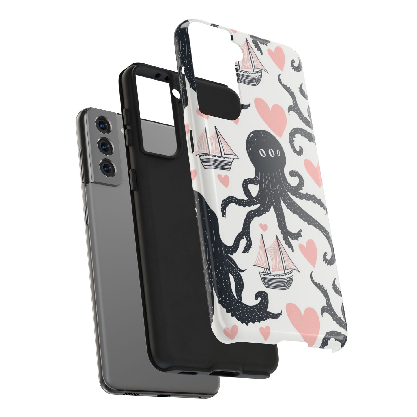 Quirky Chic | Kraken Boat Love Tough Phone Case