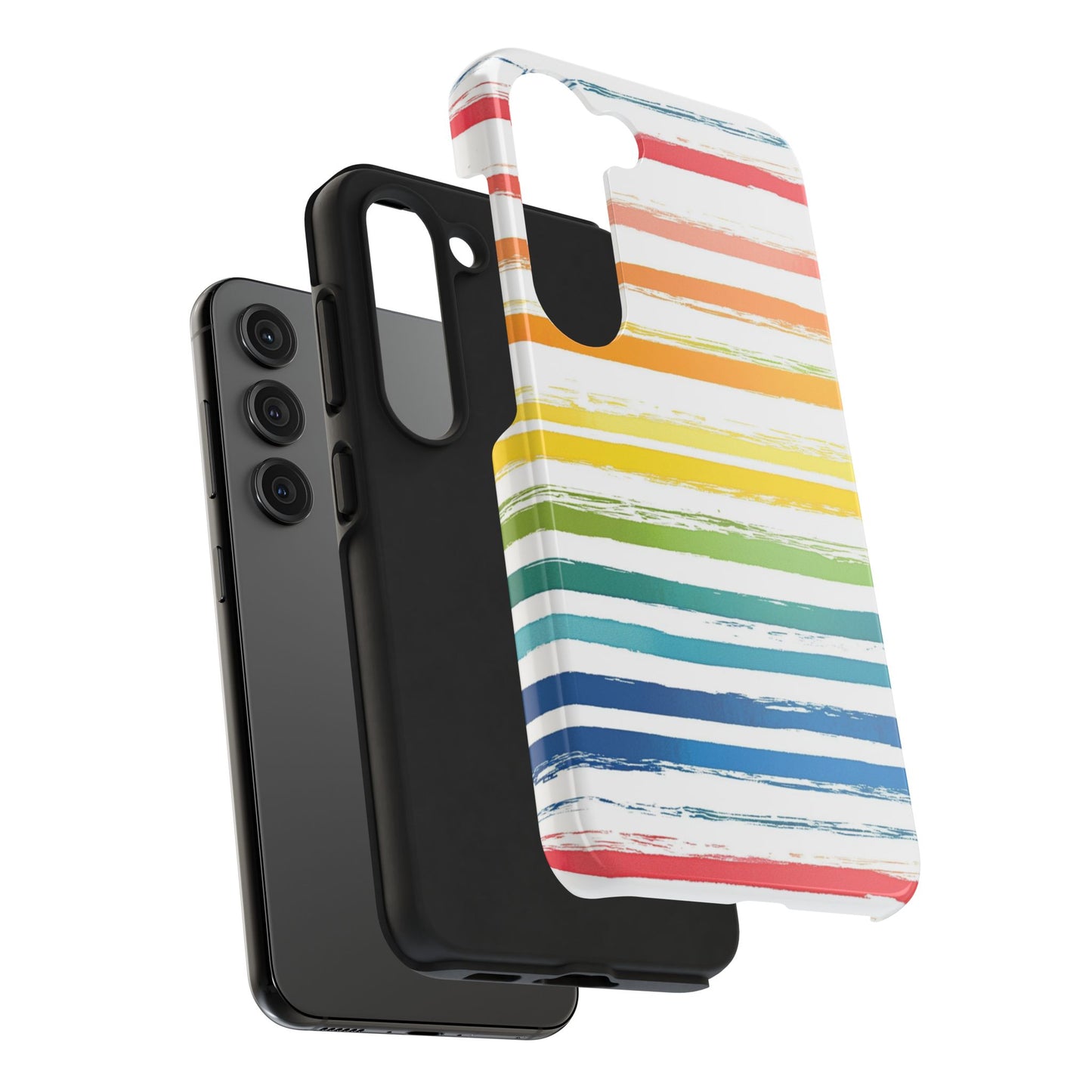 Vibrant Lines | Rainbow Stripes Phone Case