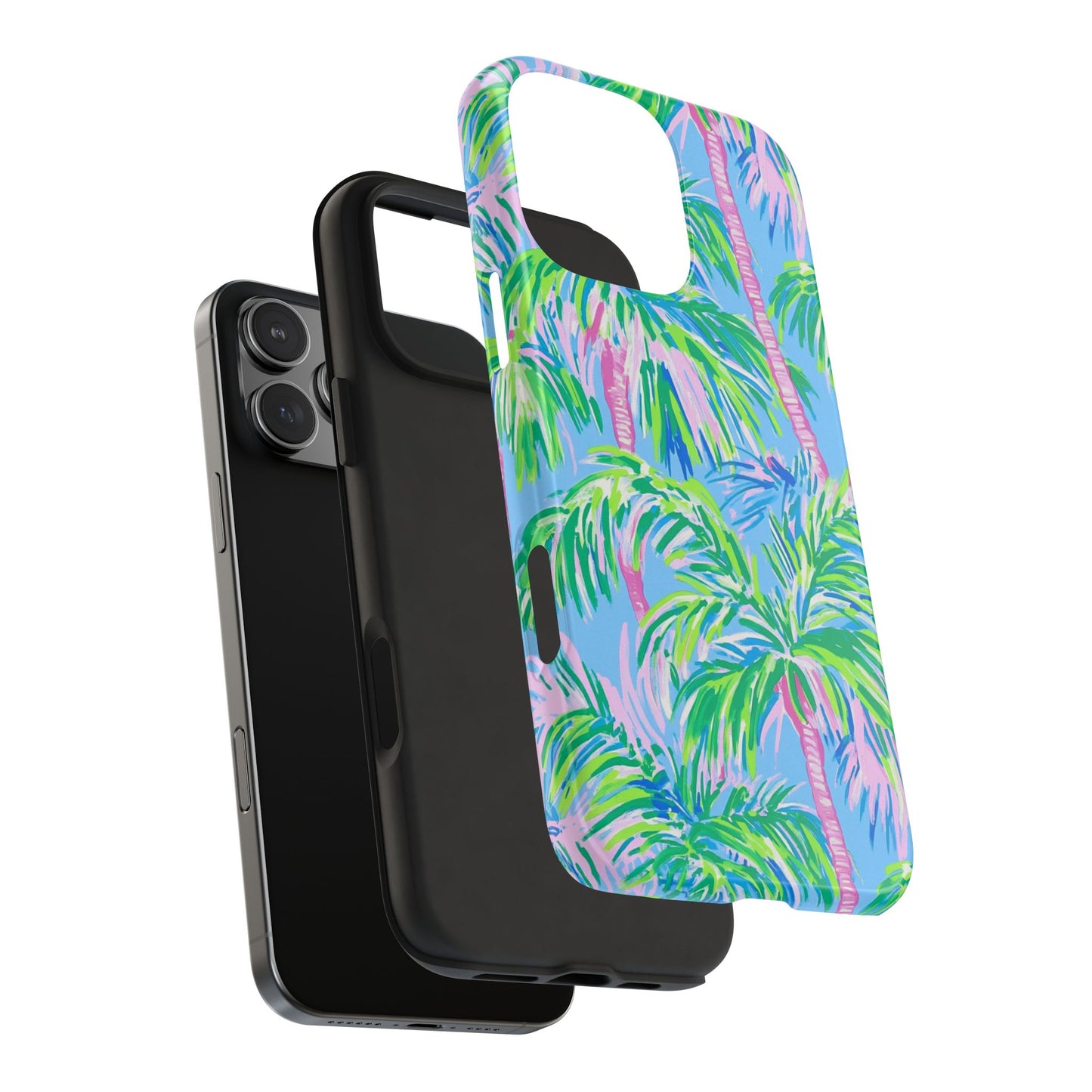 Nature Lover | Colorful Painted Palm Trees Phone Case