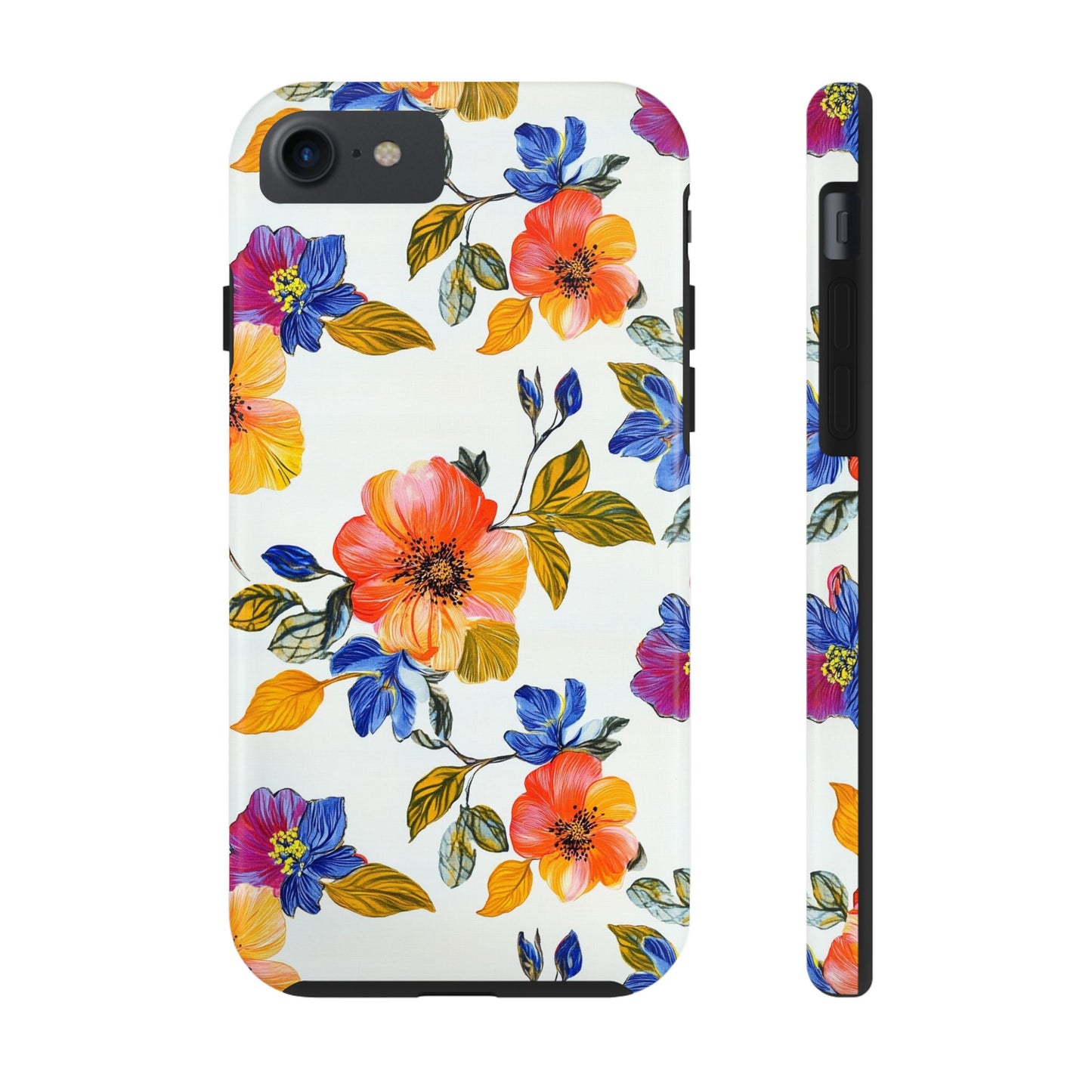 In Bloom | Colorful Florals Tough Phone Cases
