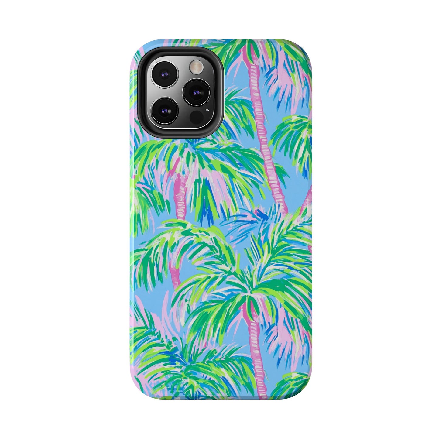 Nature Lover | Colorful Painted Palm Trees Phone Case