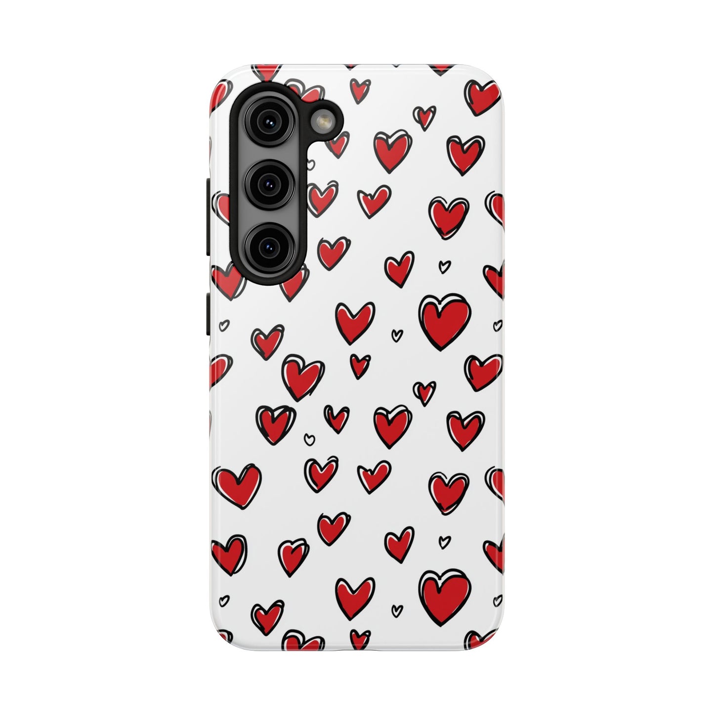 Love is in the Air | Red Hearts Tough Phone Case