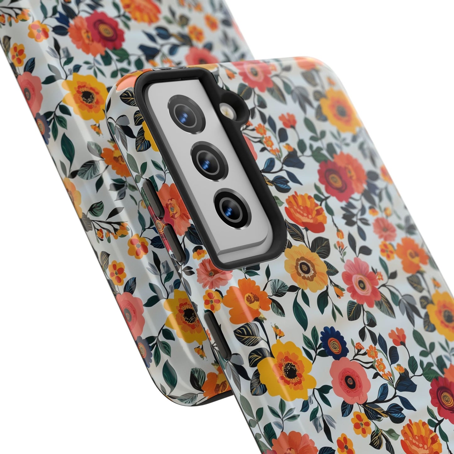 In Bloom | Small Colorful Flowers Tough Phone Cases
