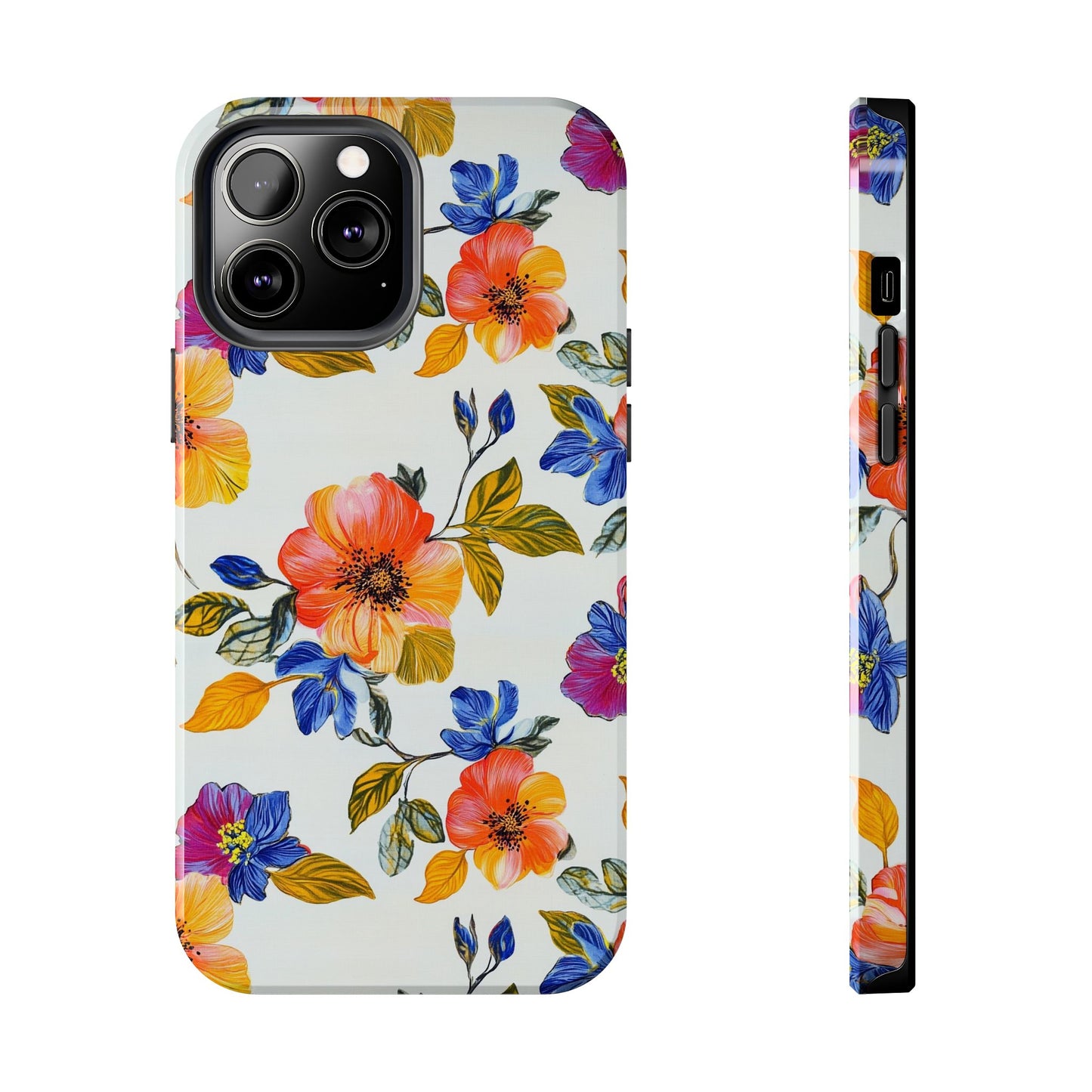 In Bloom | Colorful Florals Tough Phone Cases