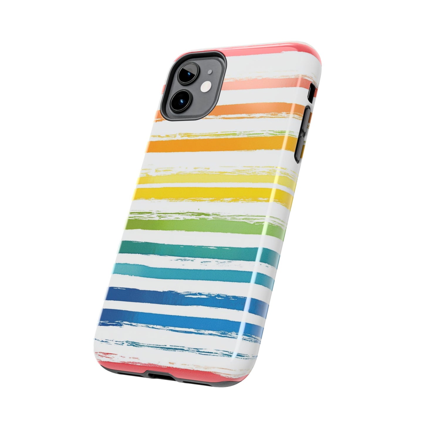 Vibrant Lines | Rainbow Stripes Phone Case