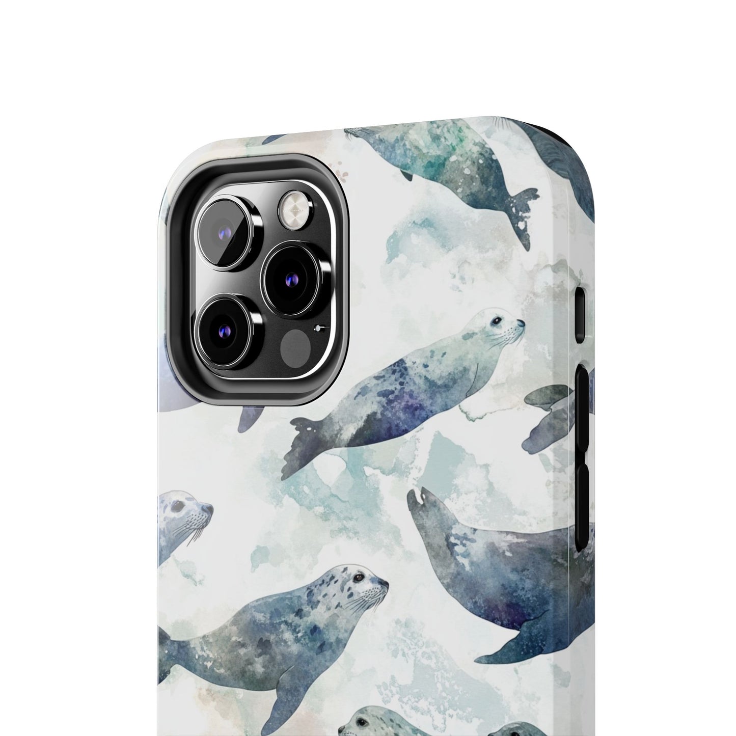 Animal Instinct | Watercolor Leopard Seals