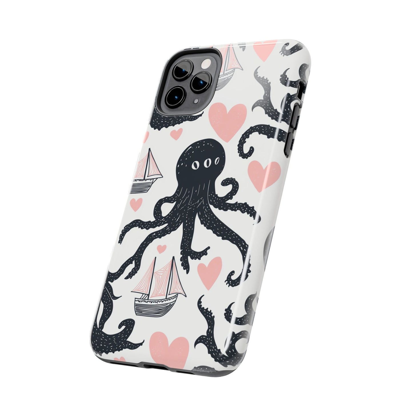 Quirky Chic | Kraken Boat Love Tough Phone Case