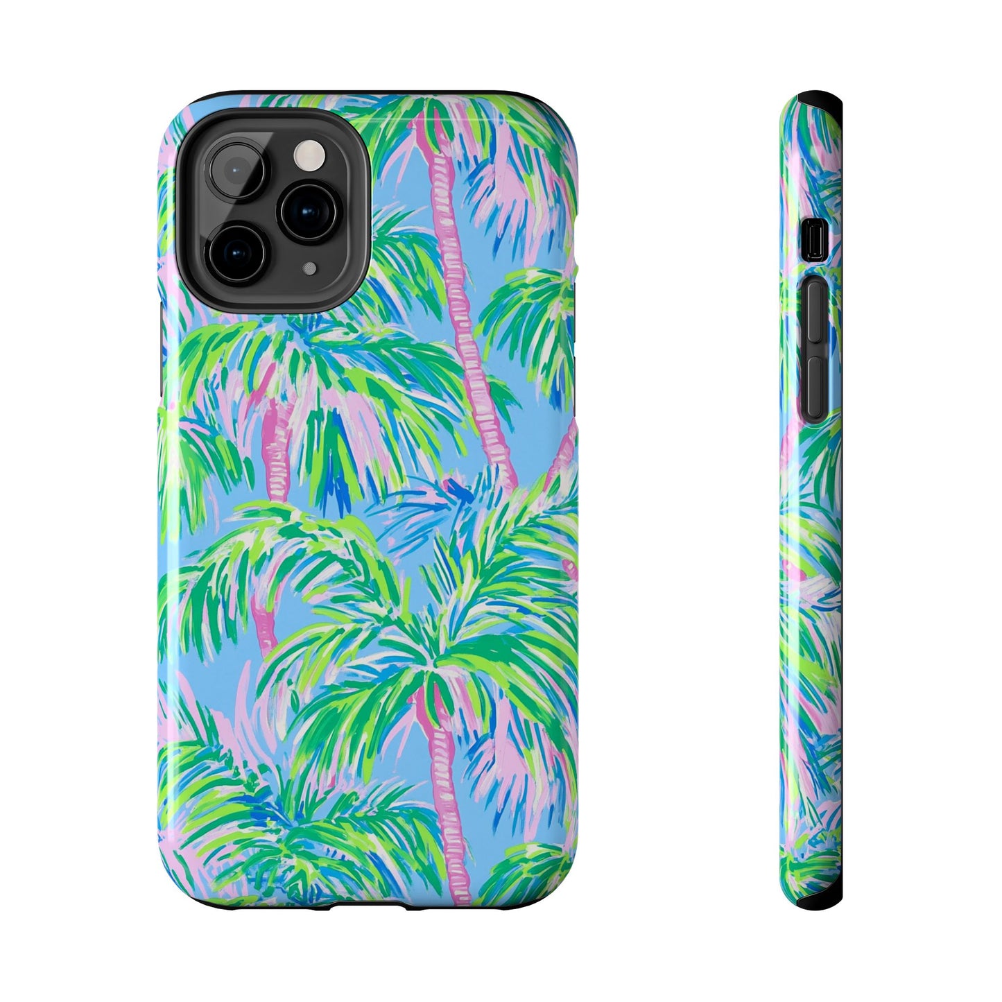 Nature Lover | Colorful Painted Palm Trees Phone Case