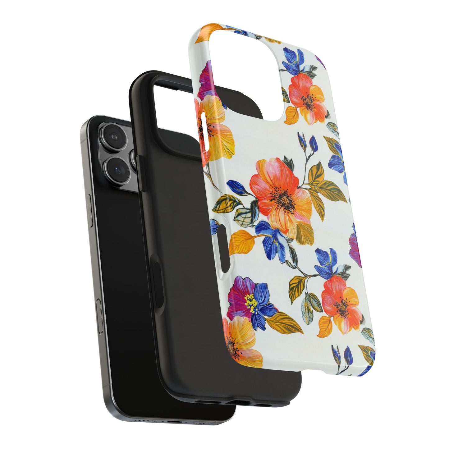 In Bloom | Colorful Florals Tough Phone Cases