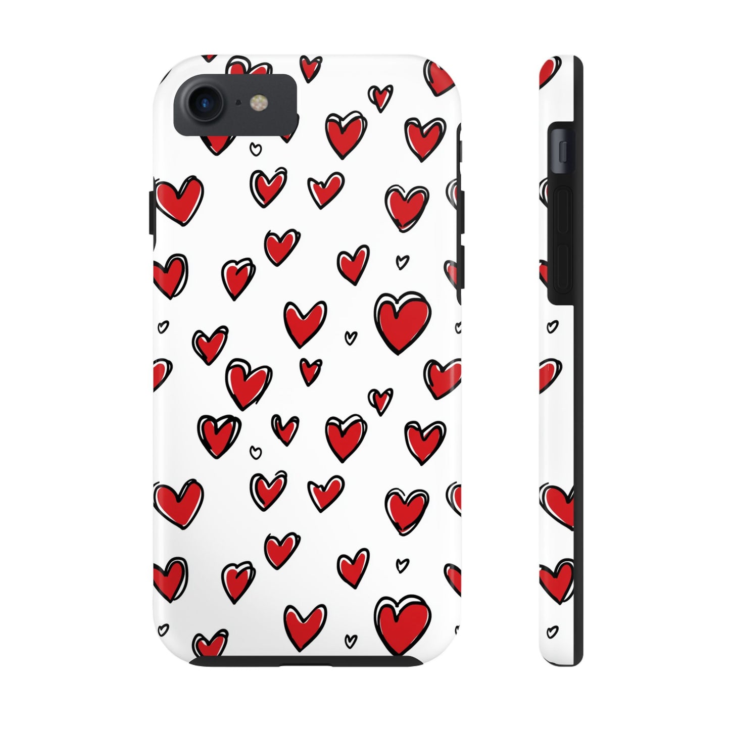 Love is in the Air | Red Hearts Tough Phone Case