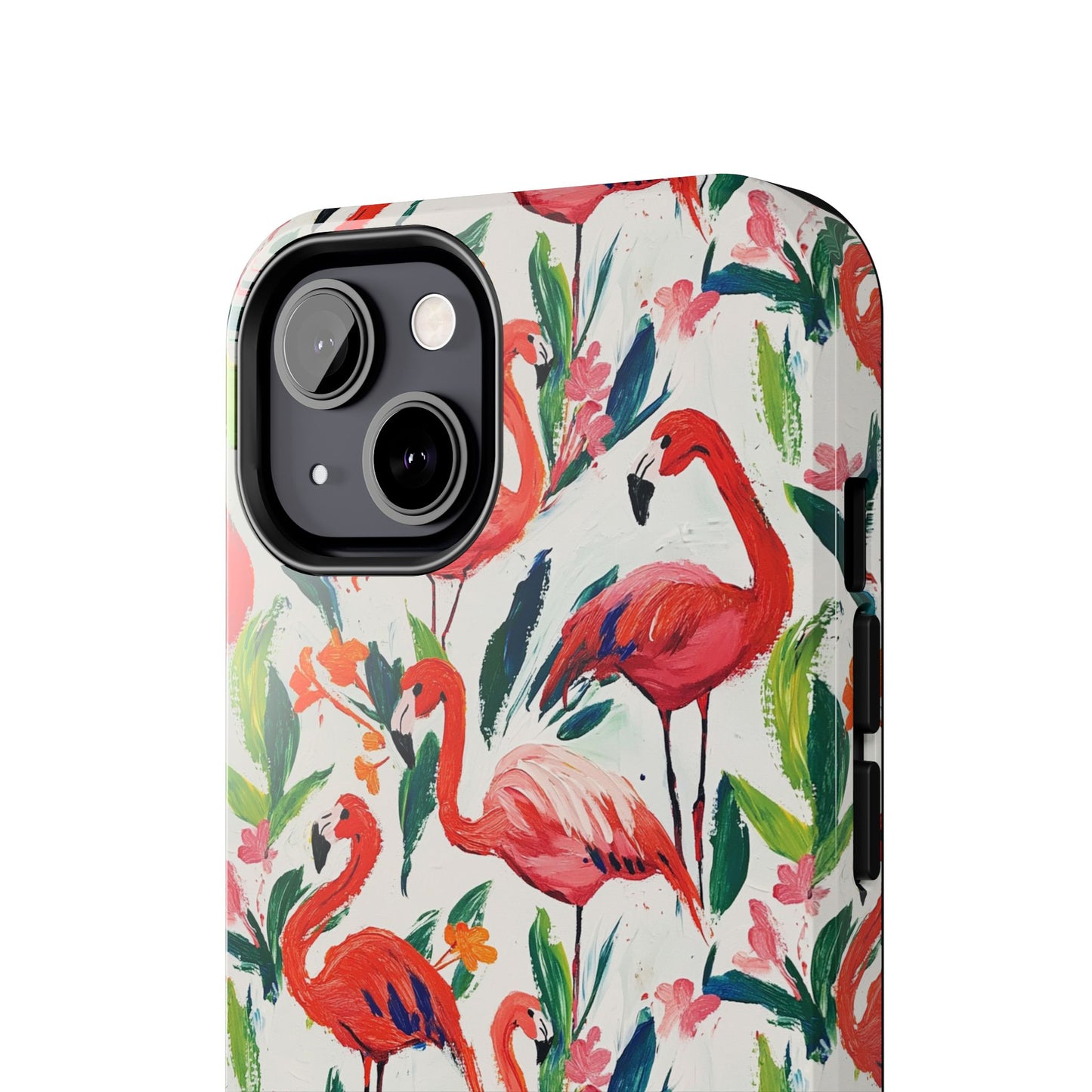 Animal Instinct | Flamingos Tough Phone Case