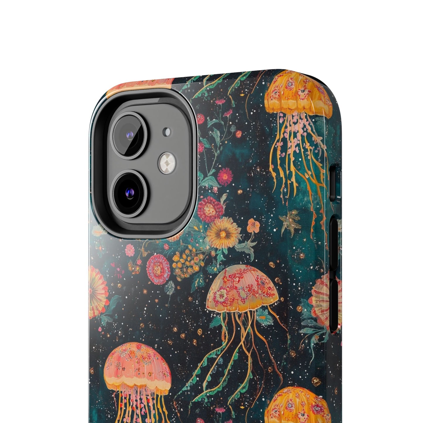 Under the Sea | Jellyfish Phone Cases, Floral Ocean Design, Sea Creature Protective Cover, Unique Tech Accessories, Underwater Theme Gifts, Tough Phone