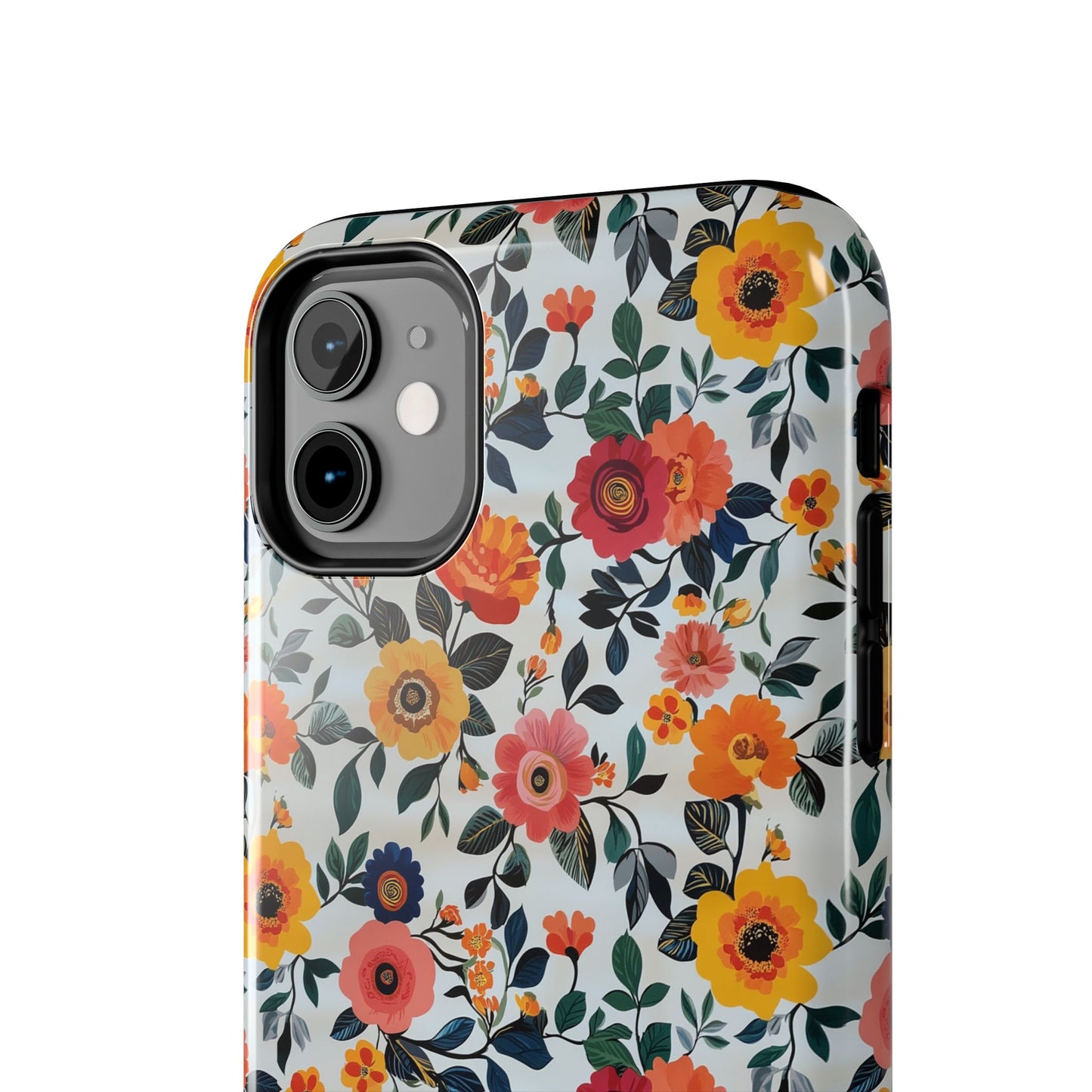 In Bloom | Small Colorful Flowers Tough Phone Cases