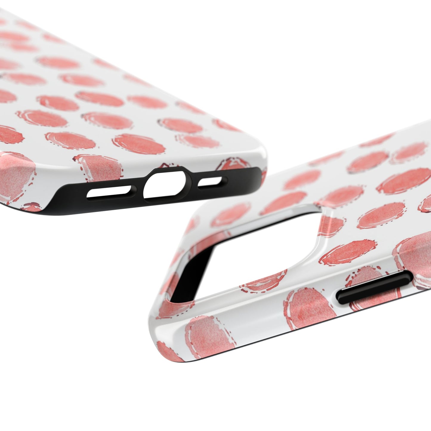 Trendy Spots | Pink Polka Dot Tough Phone Case