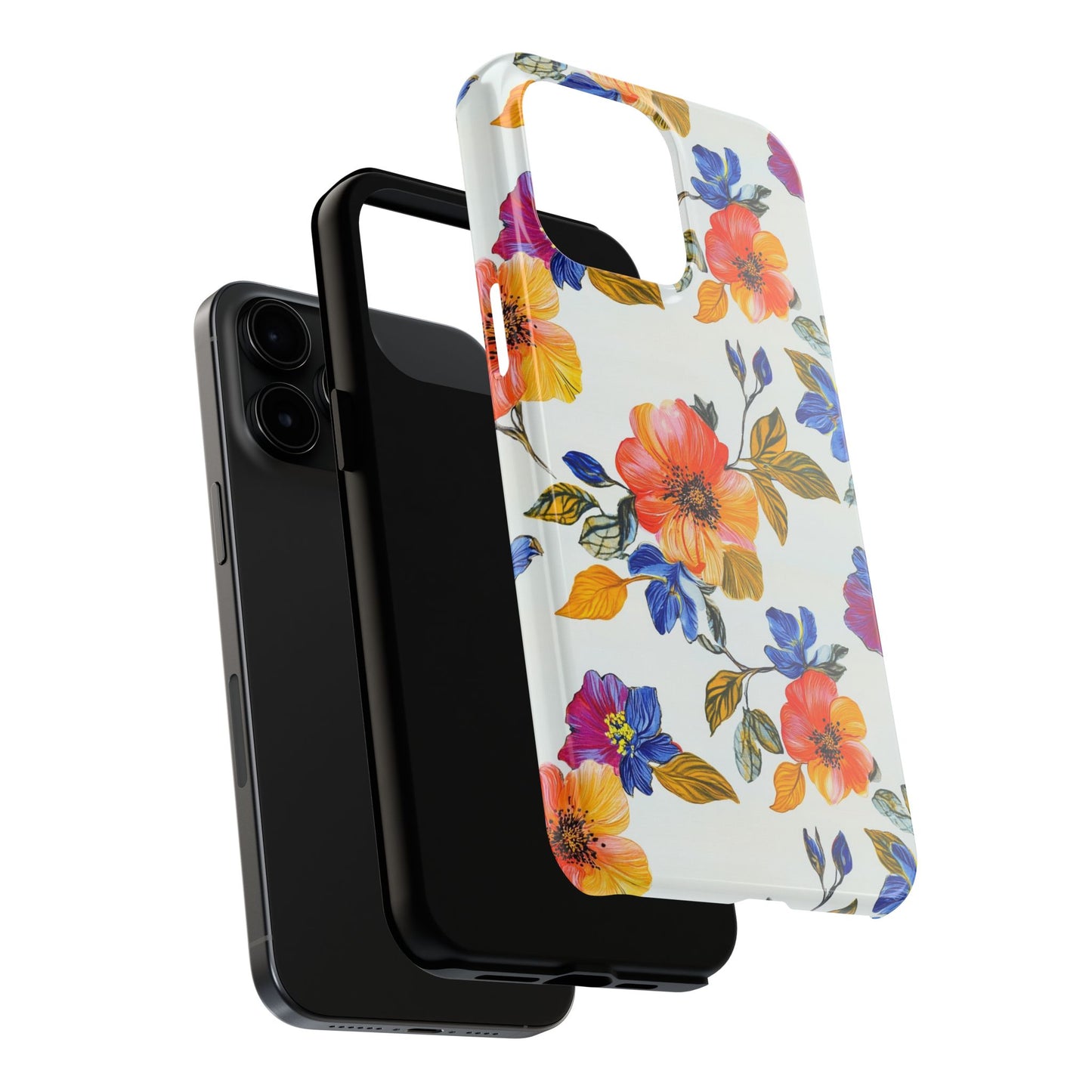 In Bloom | Colorful Florals Tough Phone Cases