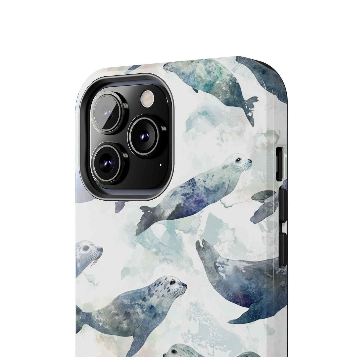 Animal Instinct | Watercolor Leopard Seals