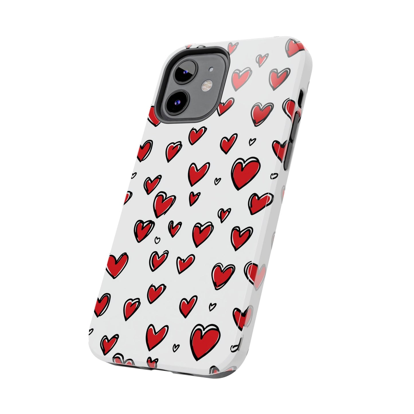 Love is in the Air | Red Hearts Tough Phone Case