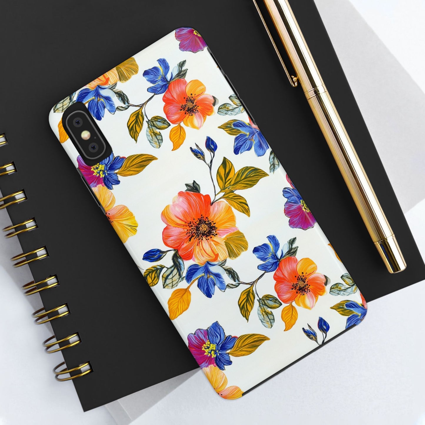 In Bloom | Colorful Florals Tough Phone Cases