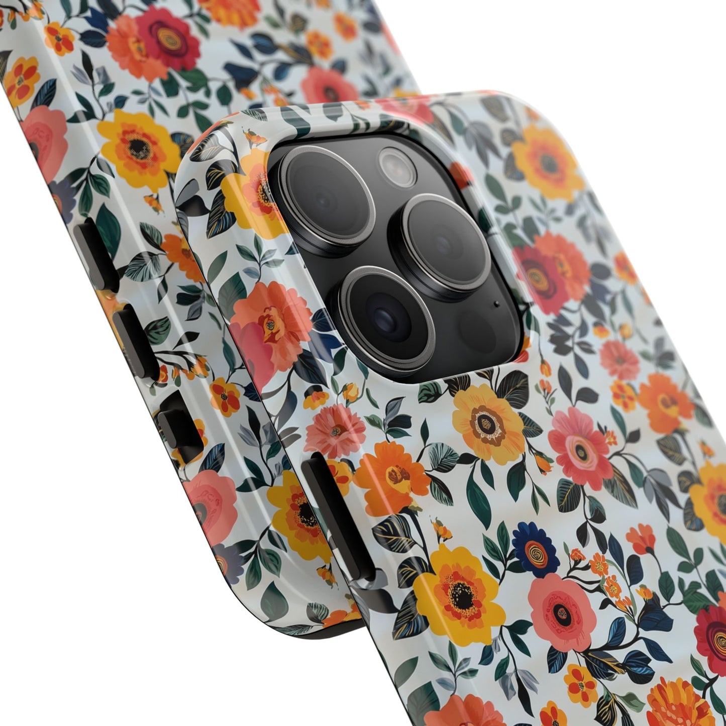 In Bloom | Small Colorful Flowers Tough Phone Cases