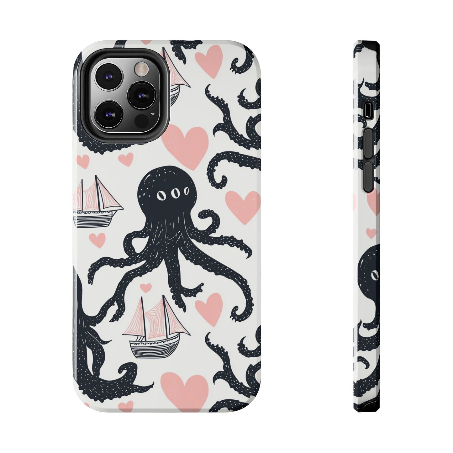 Quirky Chic | Kraken Boat Love Tough Phone Case