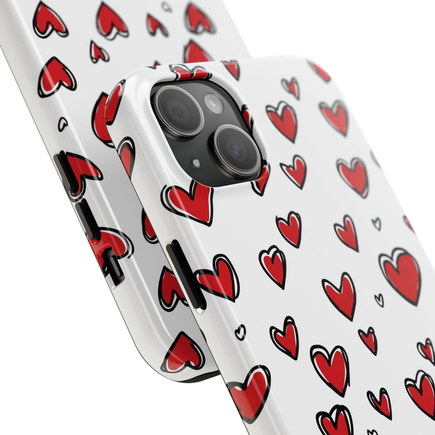 Love is in the Air | Red Hearts Tough Phone Case