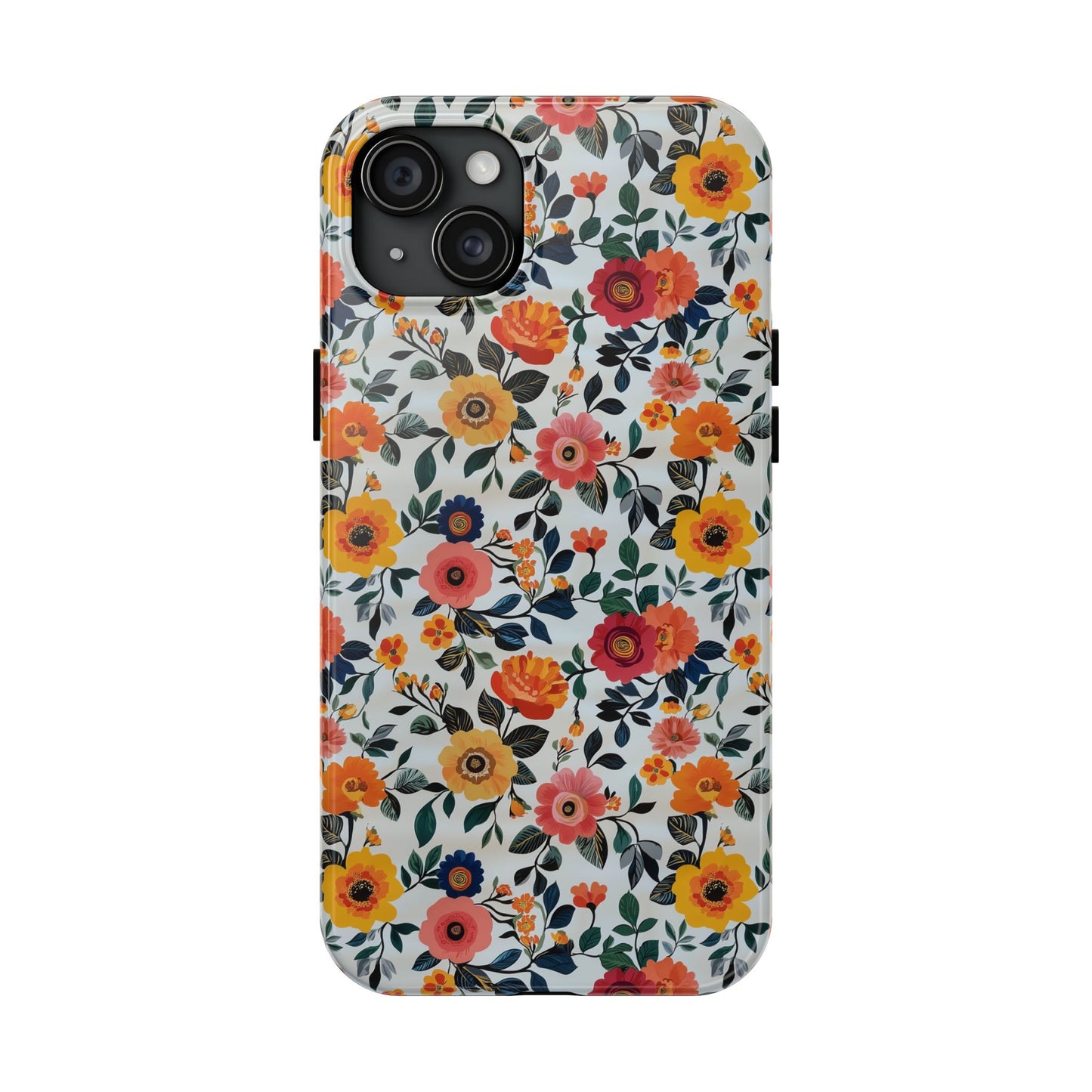 In Bloom | Small Colorful Flowers Tough Phone Cases