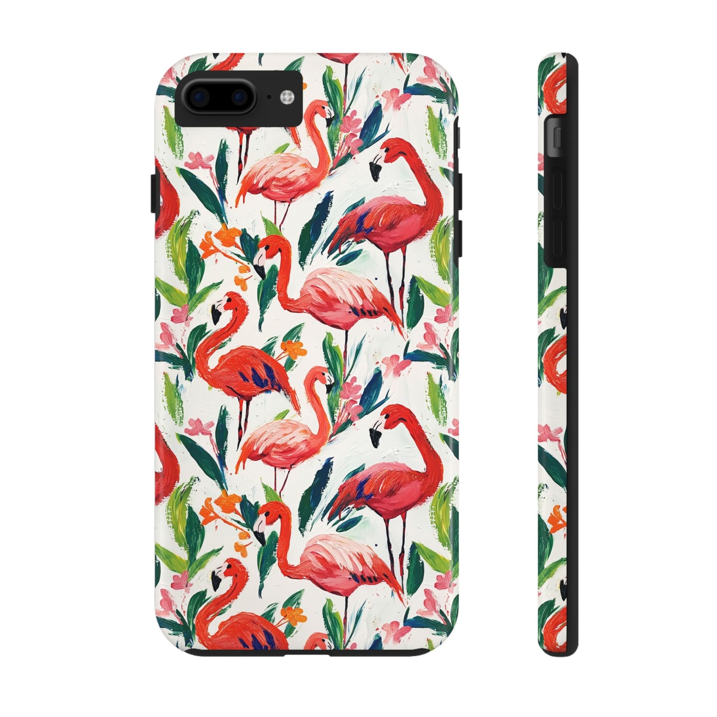 Animal Instinct | Flamingos Tough Phone Case