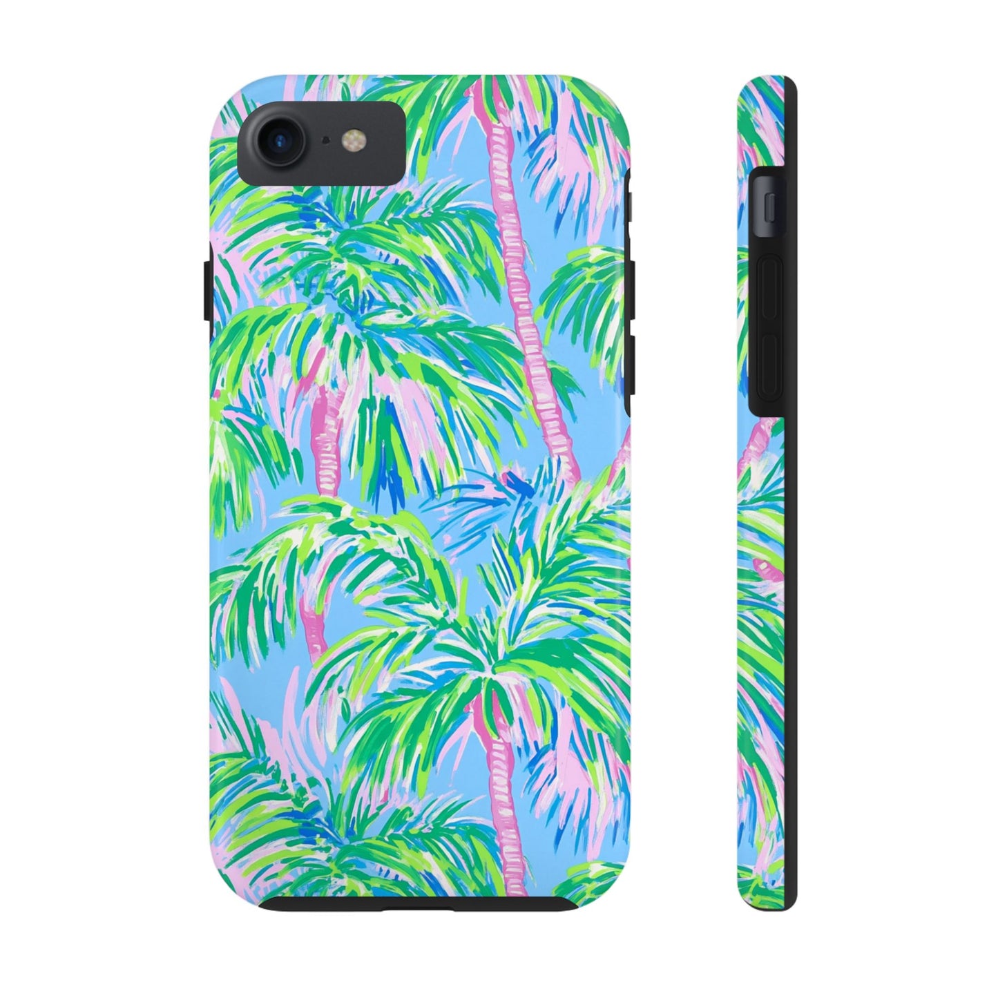 Nature Lover | Colorful Painted Palm Trees Phone Case