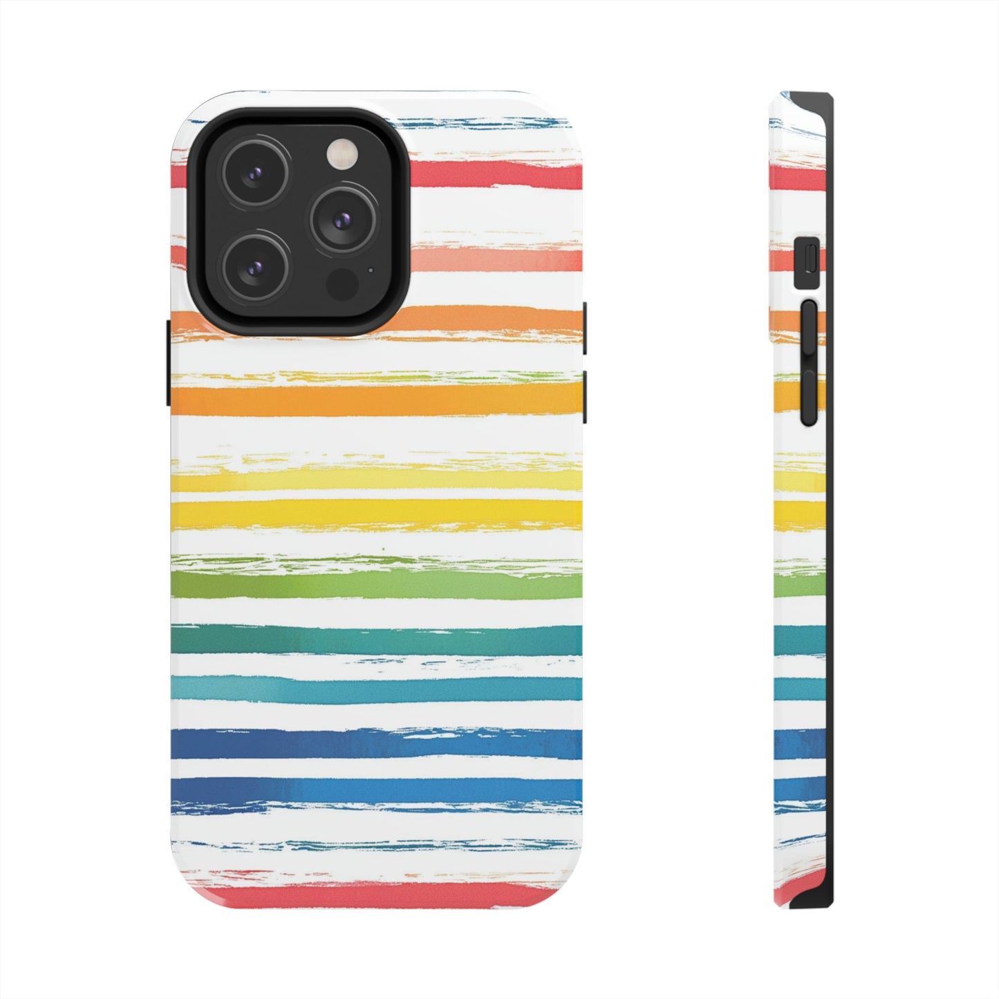 Vibrant Lines | Rainbow Stripes Phone Case