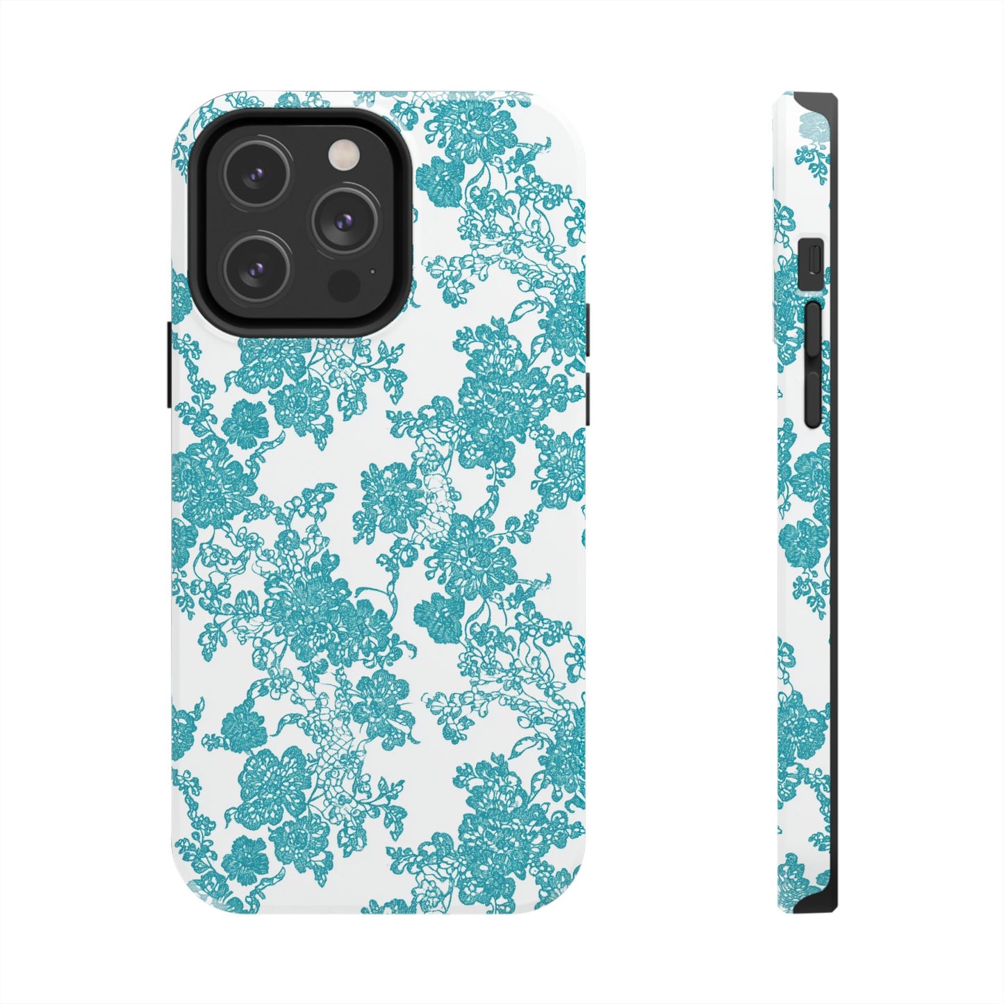 Boho Bliss | Teal on White Lace