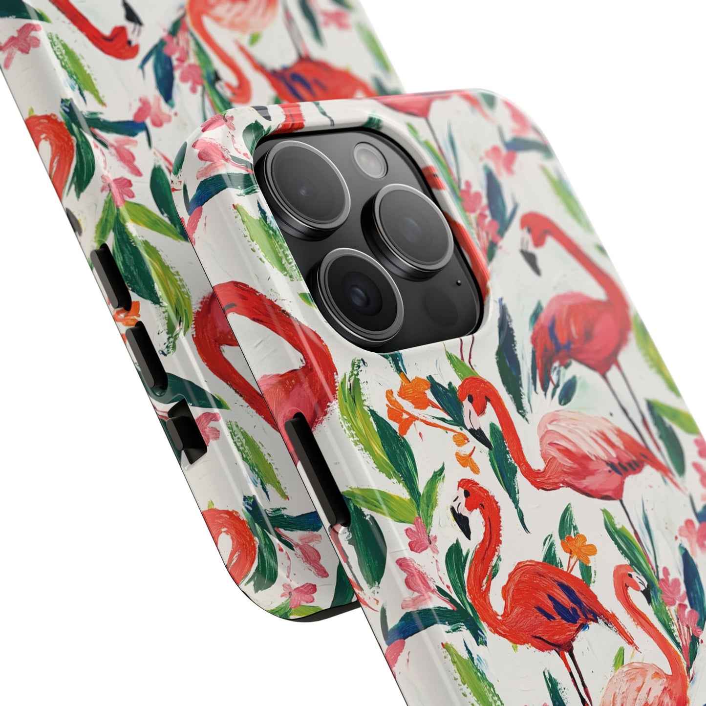 Animal Instinct | Flamingos Tough Phone Case