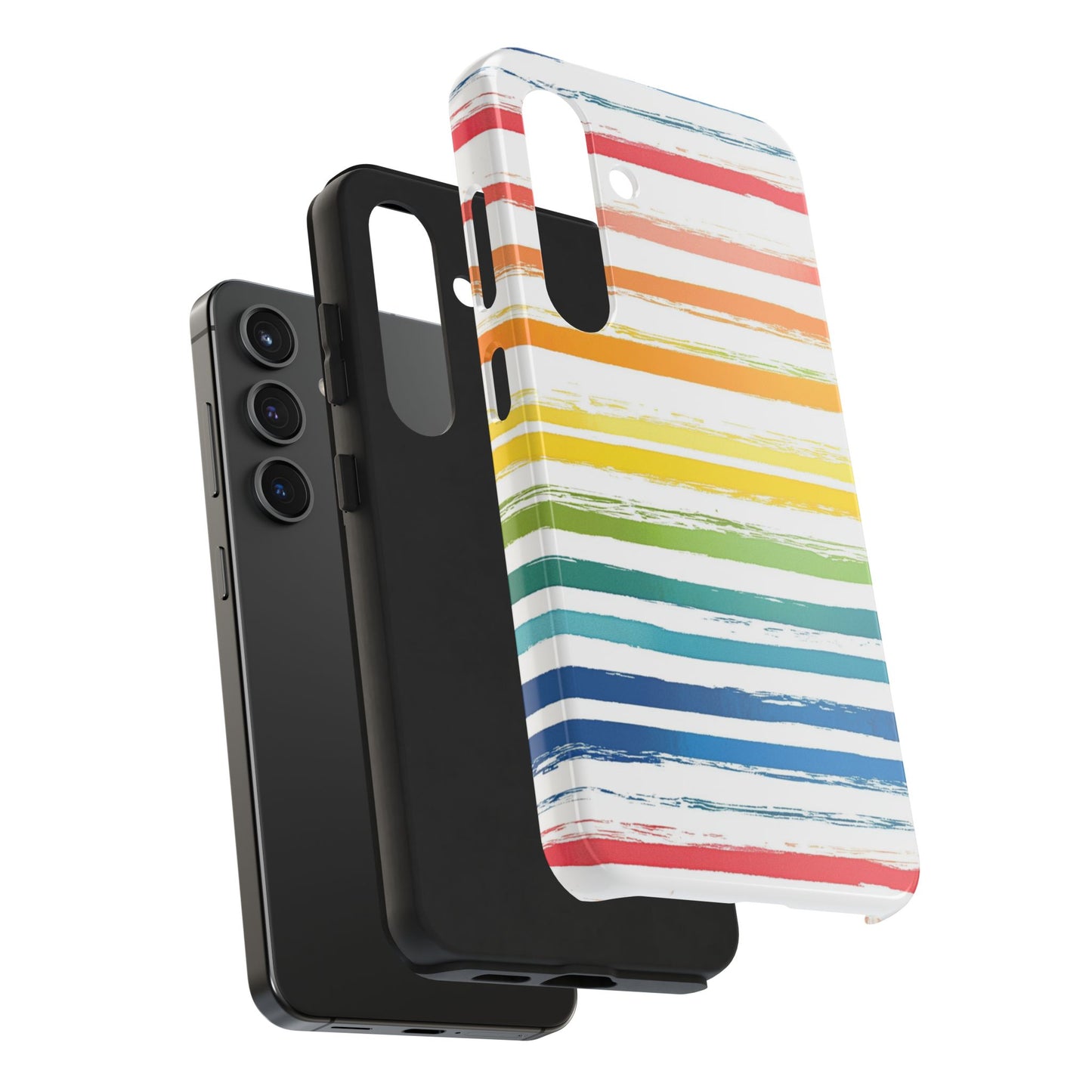 Vibrant Lines | Rainbow Stripes Phone Case