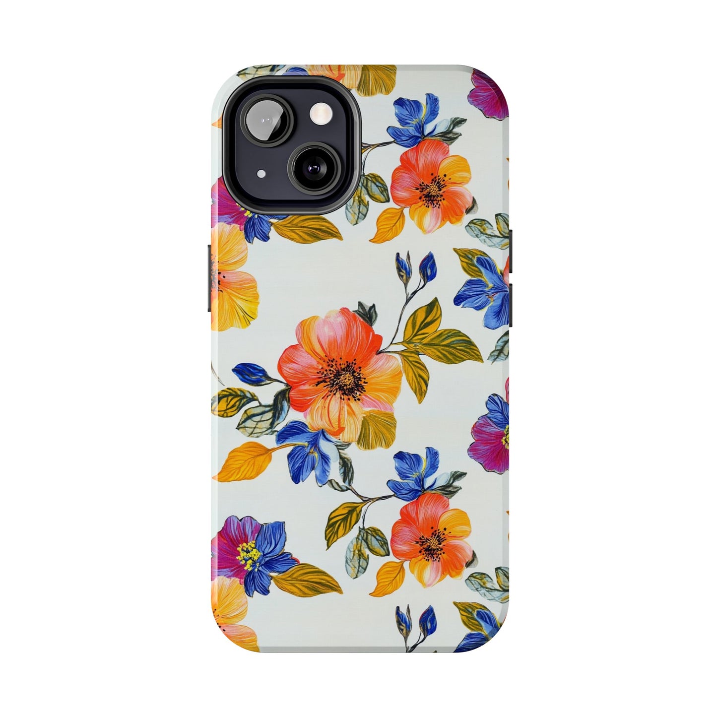 In Bloom | Colorful Florals Tough Phone Cases