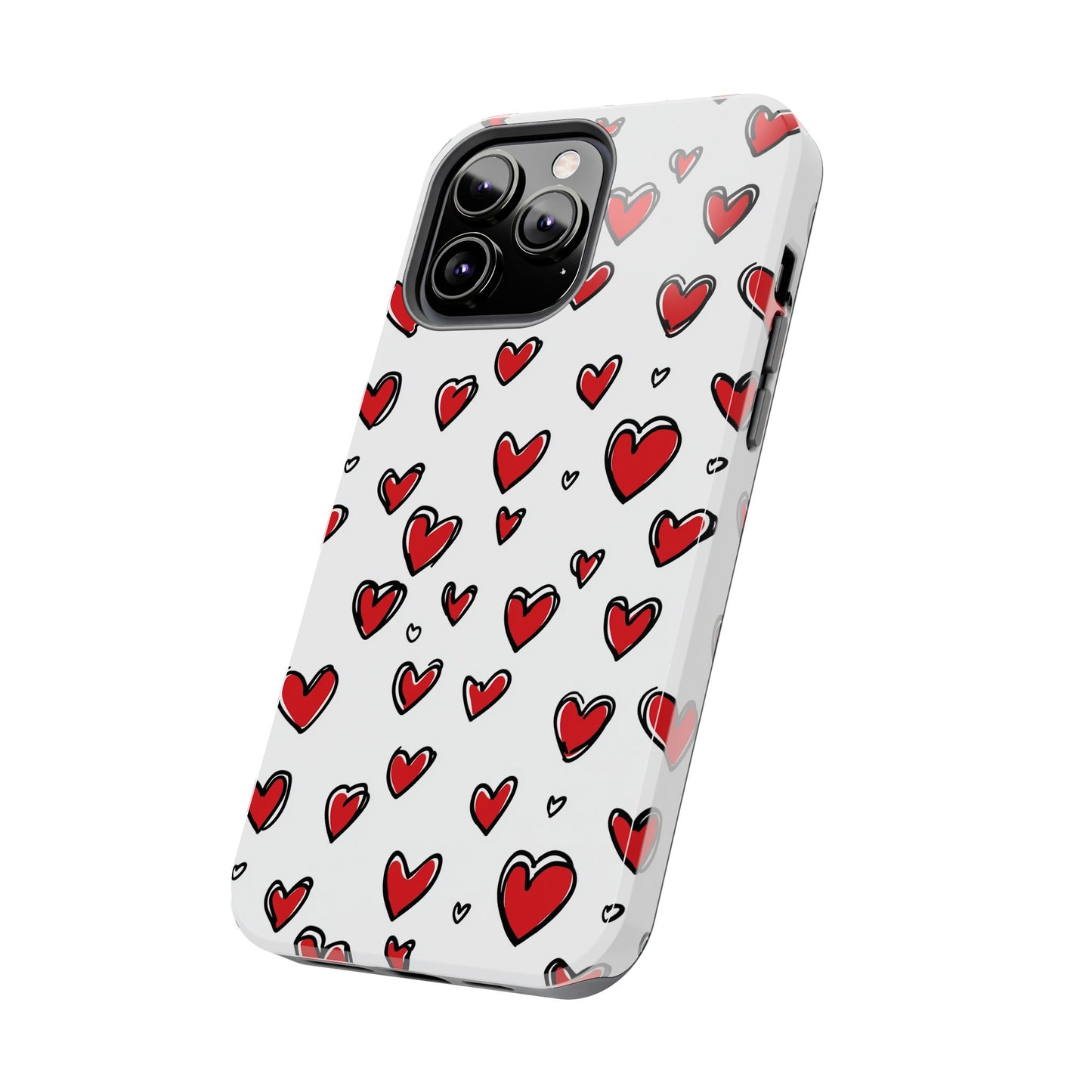 Love is in the Air | Red Hearts Tough Phone Case