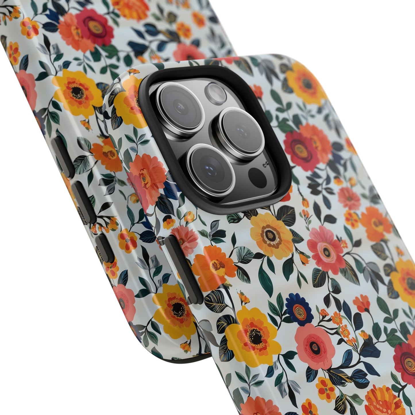 In Bloom | Small Colorful Flowers Tough Phone Cases