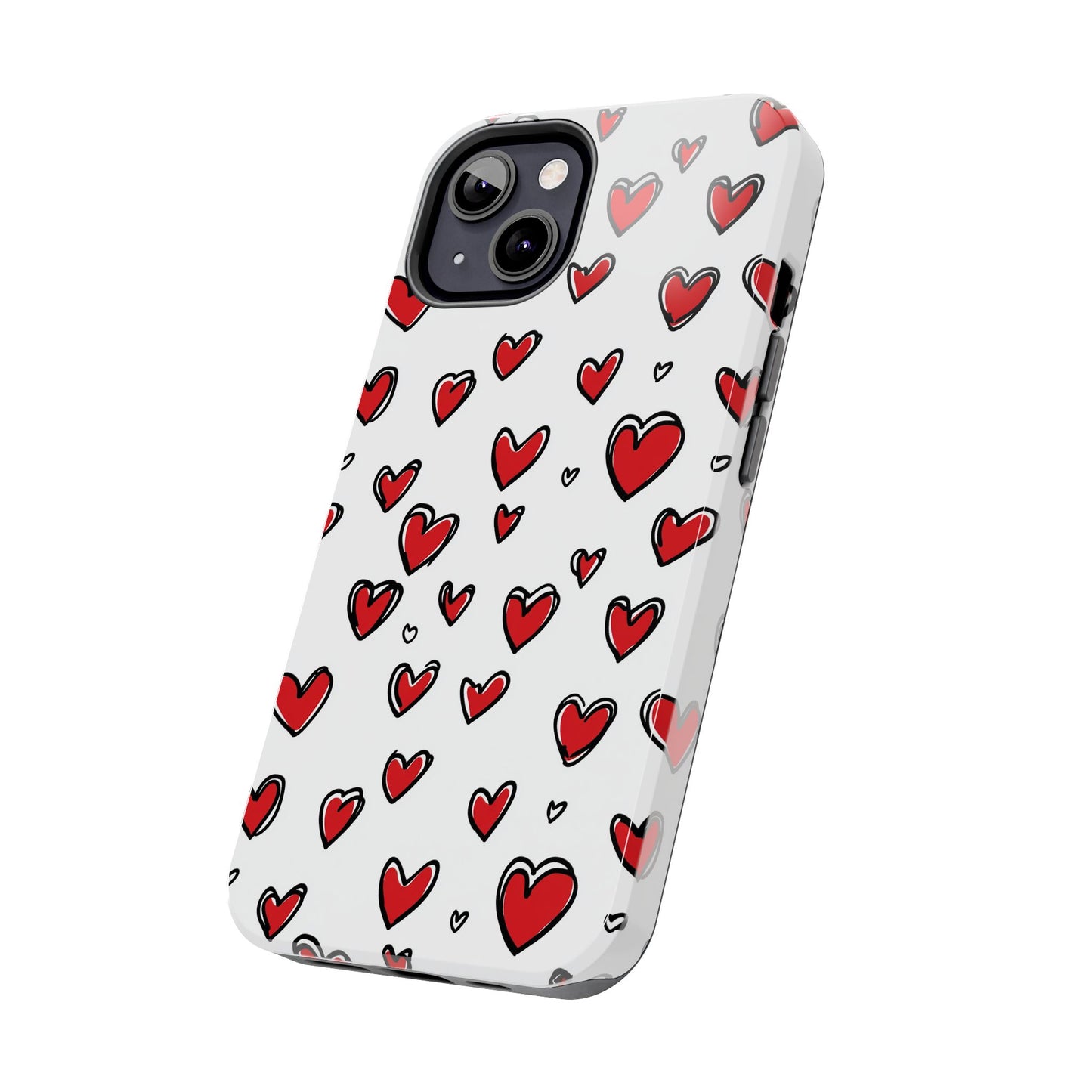 Love is in the Air | Red Hearts Tough Phone Case
