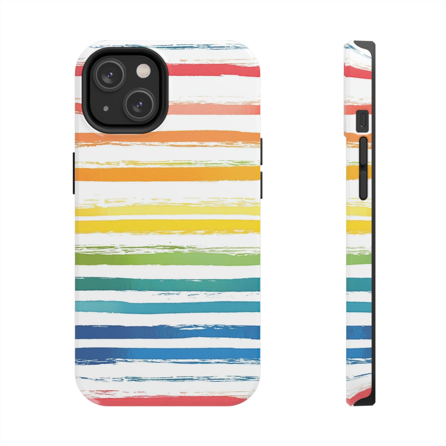 Vibrant Lines | Rainbow Stripes Phone Case