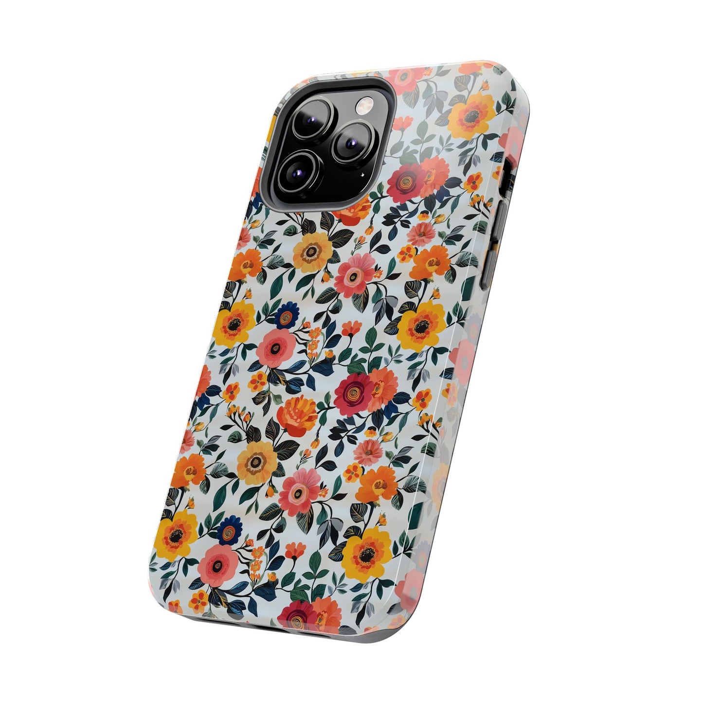 In Bloom | Small Colorful Flowers Tough Phone Cases