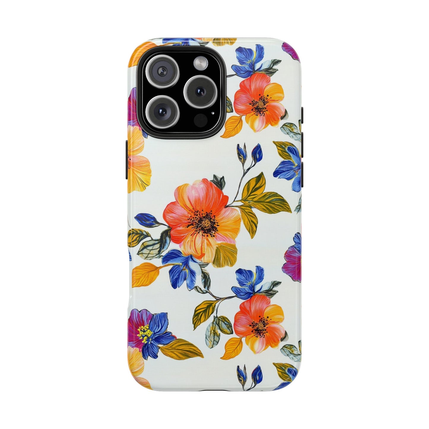 In Bloom | Colorful Florals Tough Phone Cases