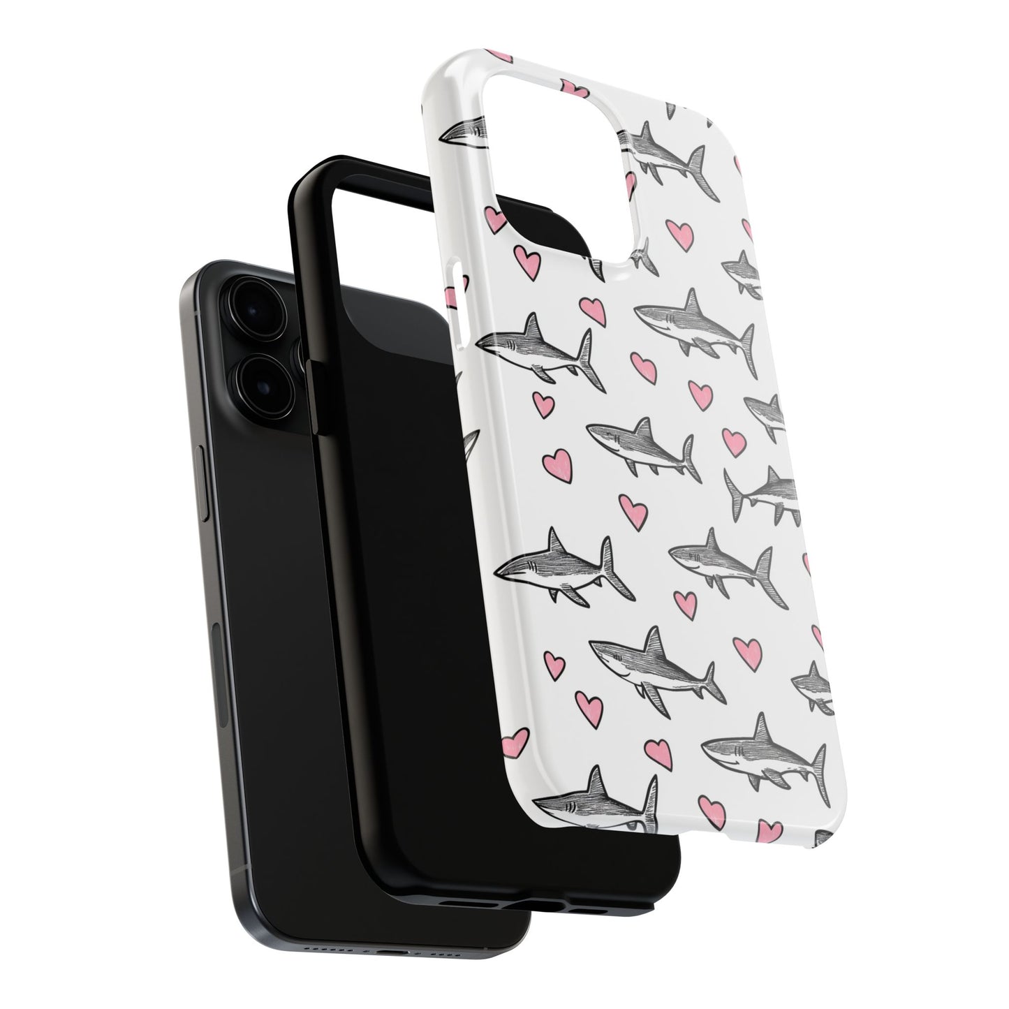 Animal Instinct | Shark Love Tough Phone Case