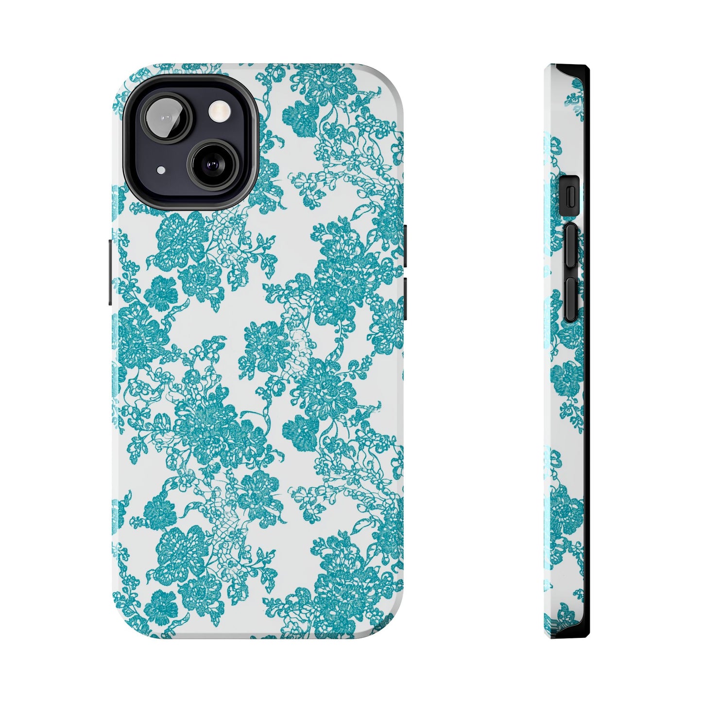 Boho Bliss | Teal on White Lace