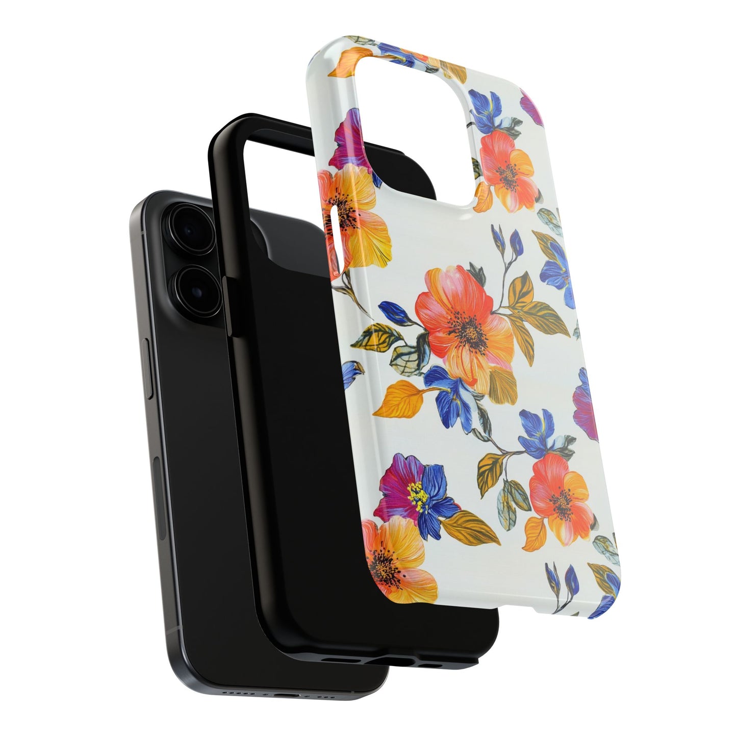 In Bloom | Colorful Florals Tough Phone Cases