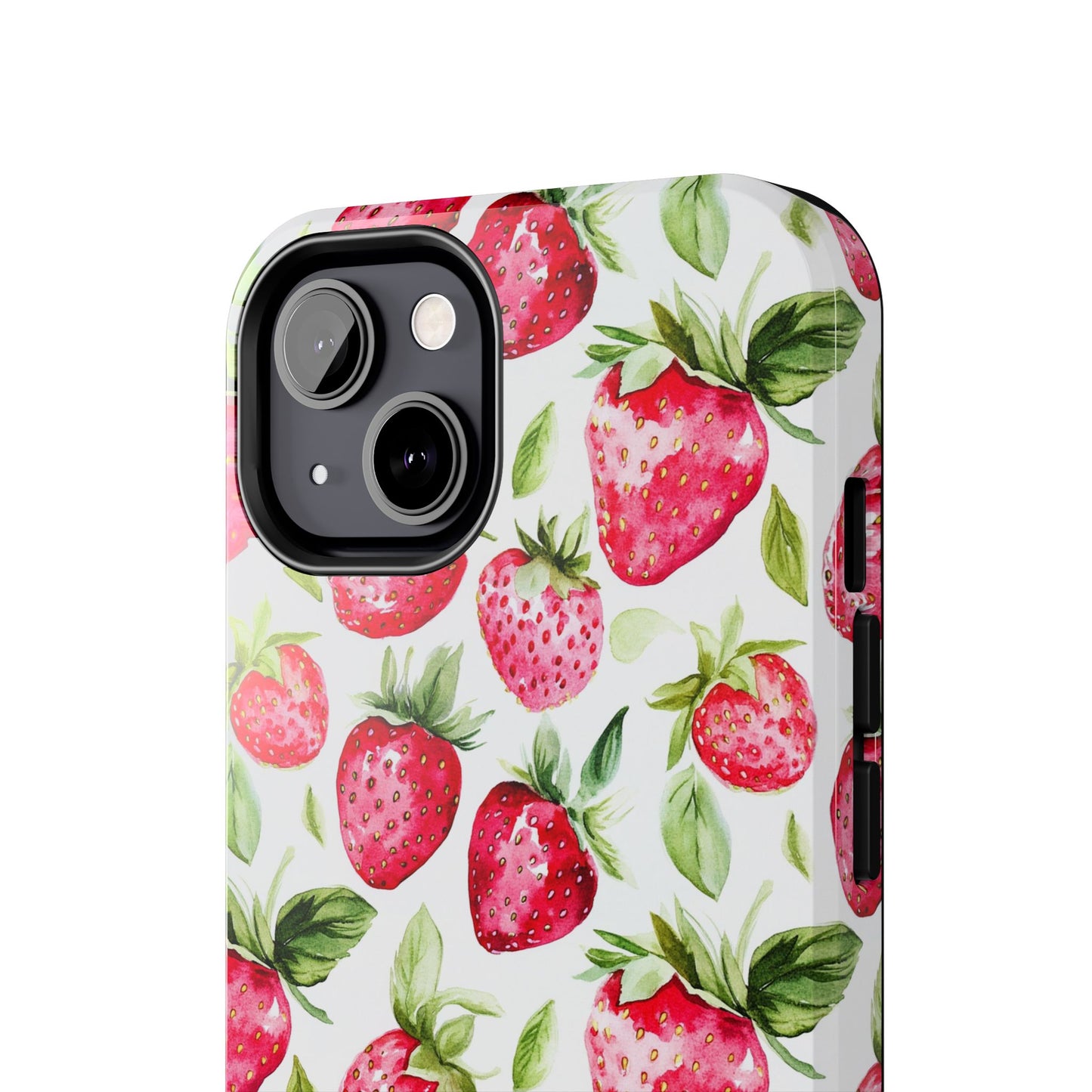 Nature Lover | Strawberry Watercolor Tough Phone Case
