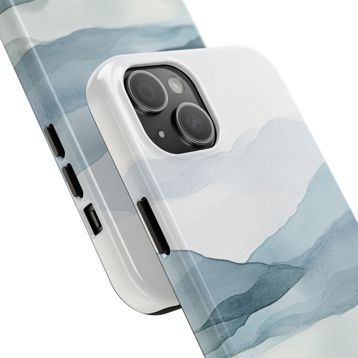 Majestic Mountains | Watercolor Mountain Scene Tough Phone Case