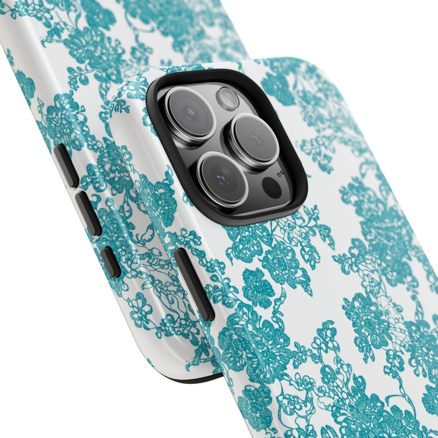 Boho Bliss | Teal on White Lace