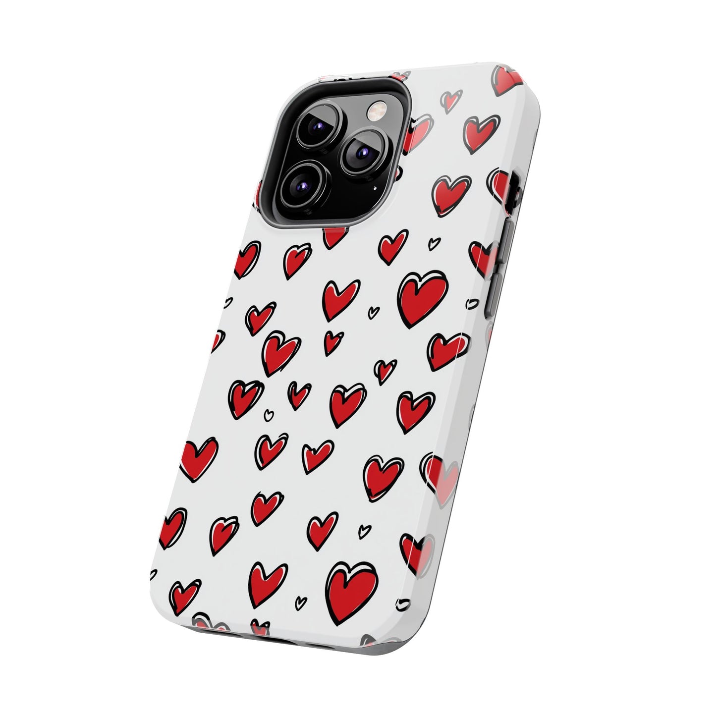 Love is in the Air | Red Hearts Tough Phone Case