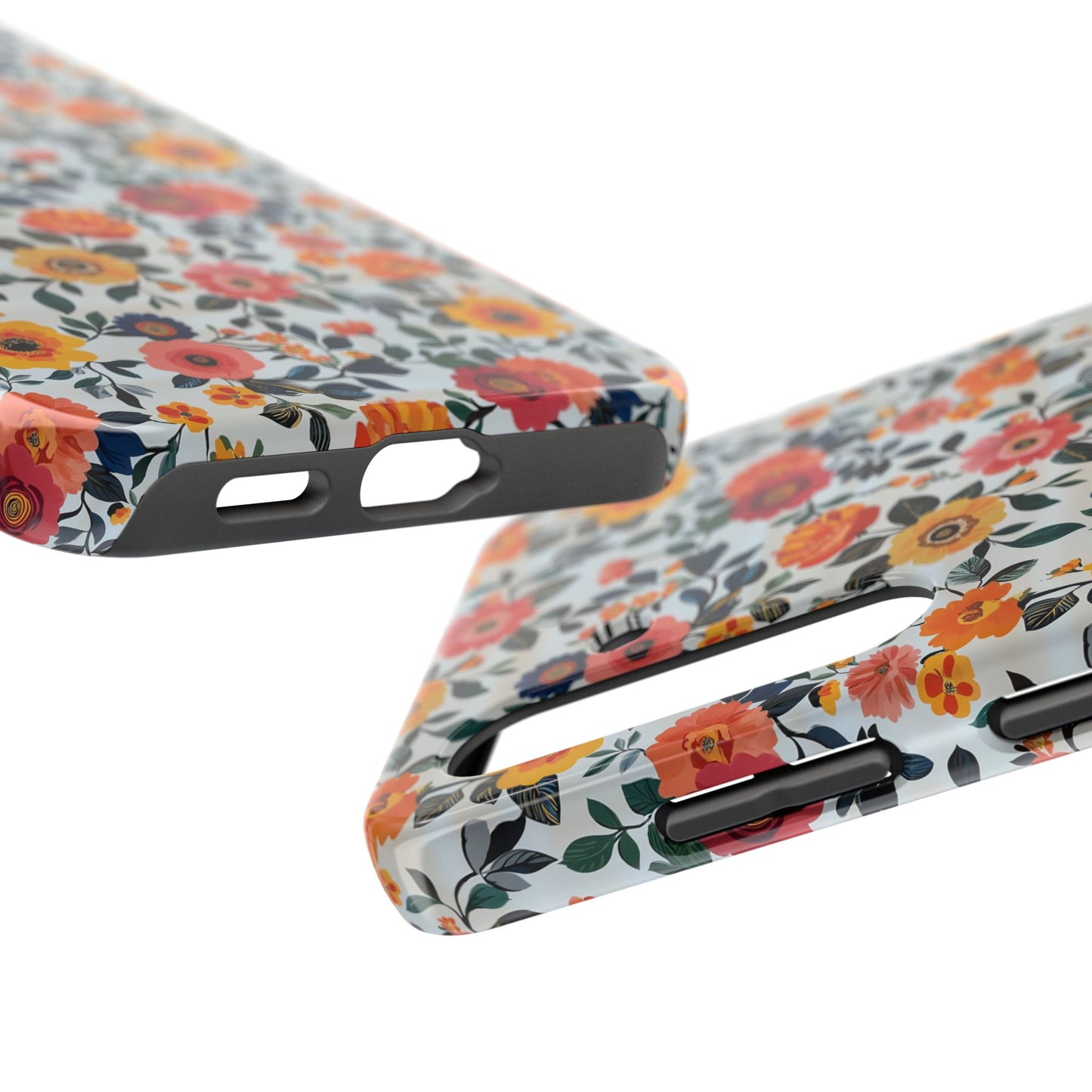 In Bloom | Small Colorful Flowers Tough Phone Cases