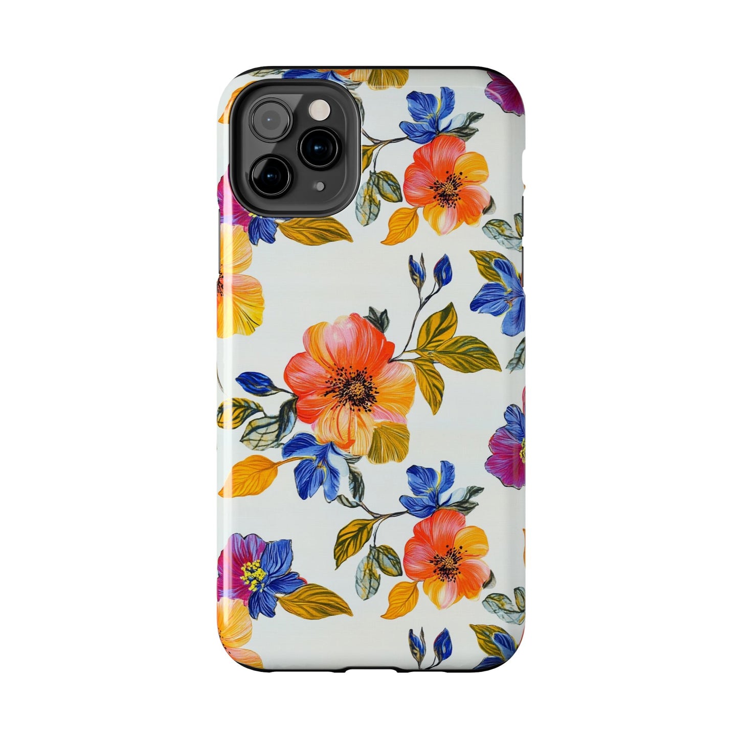 In Bloom | Colorful Florals Tough Phone Cases