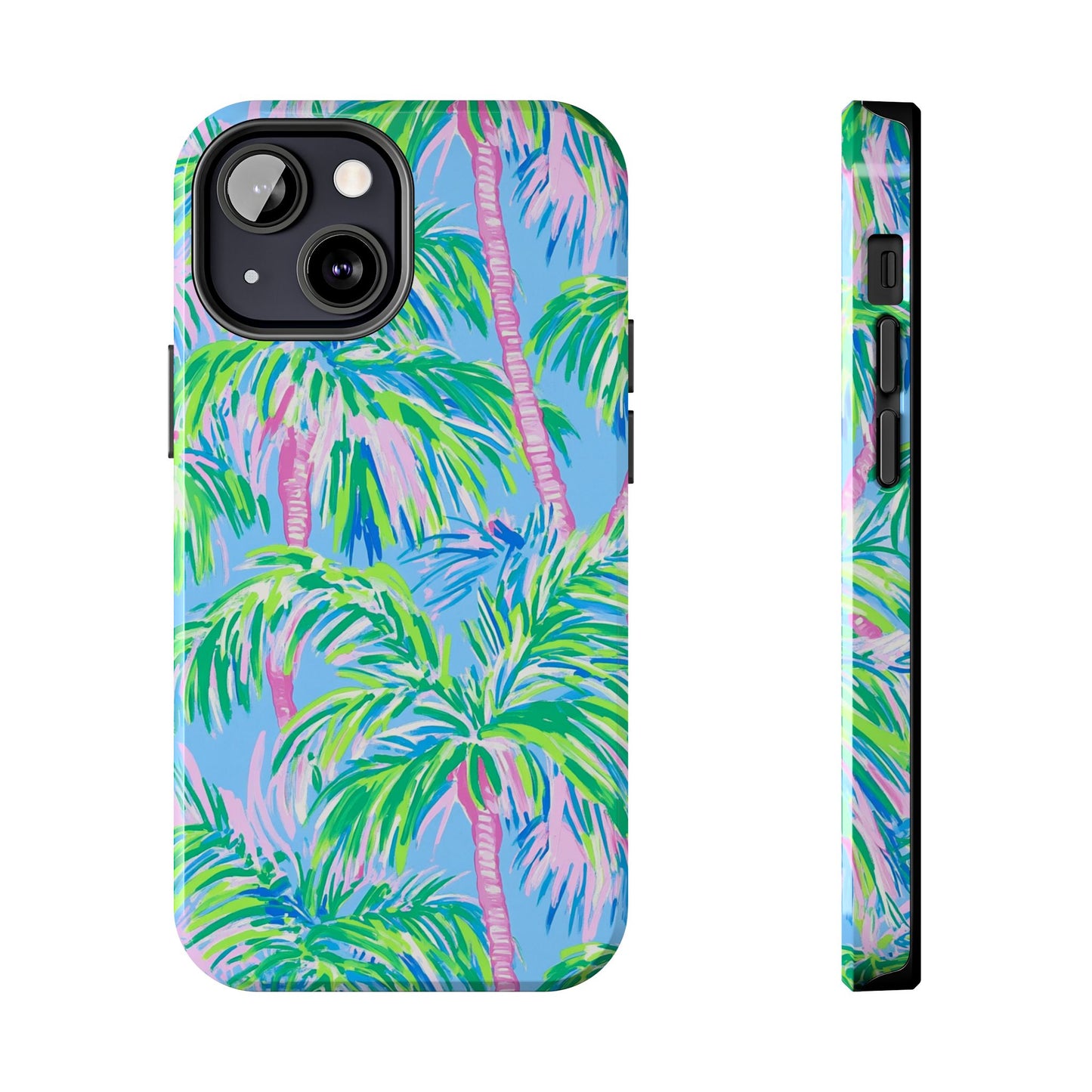 Nature Lover | Colorful Painted Palm Trees Phone Case