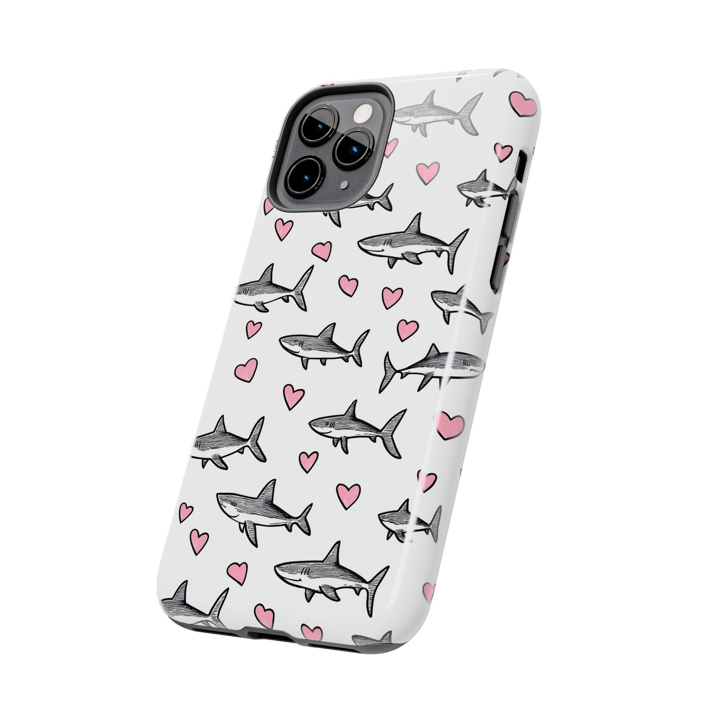 Animal Instinct | Shark Love Tough Phone Case